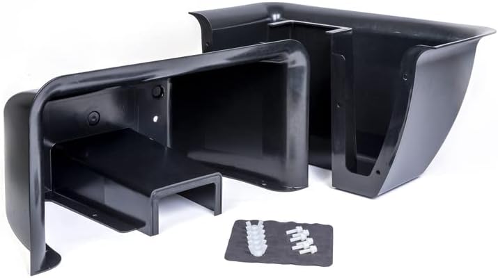 SnapPot® Mailbox Planter – 24" Resin Wrap for 4×4 & 6×6 Posts, Extra‑Large 16+ Gal Planter, Weatherproof UV‑Stable Tuxedo Black