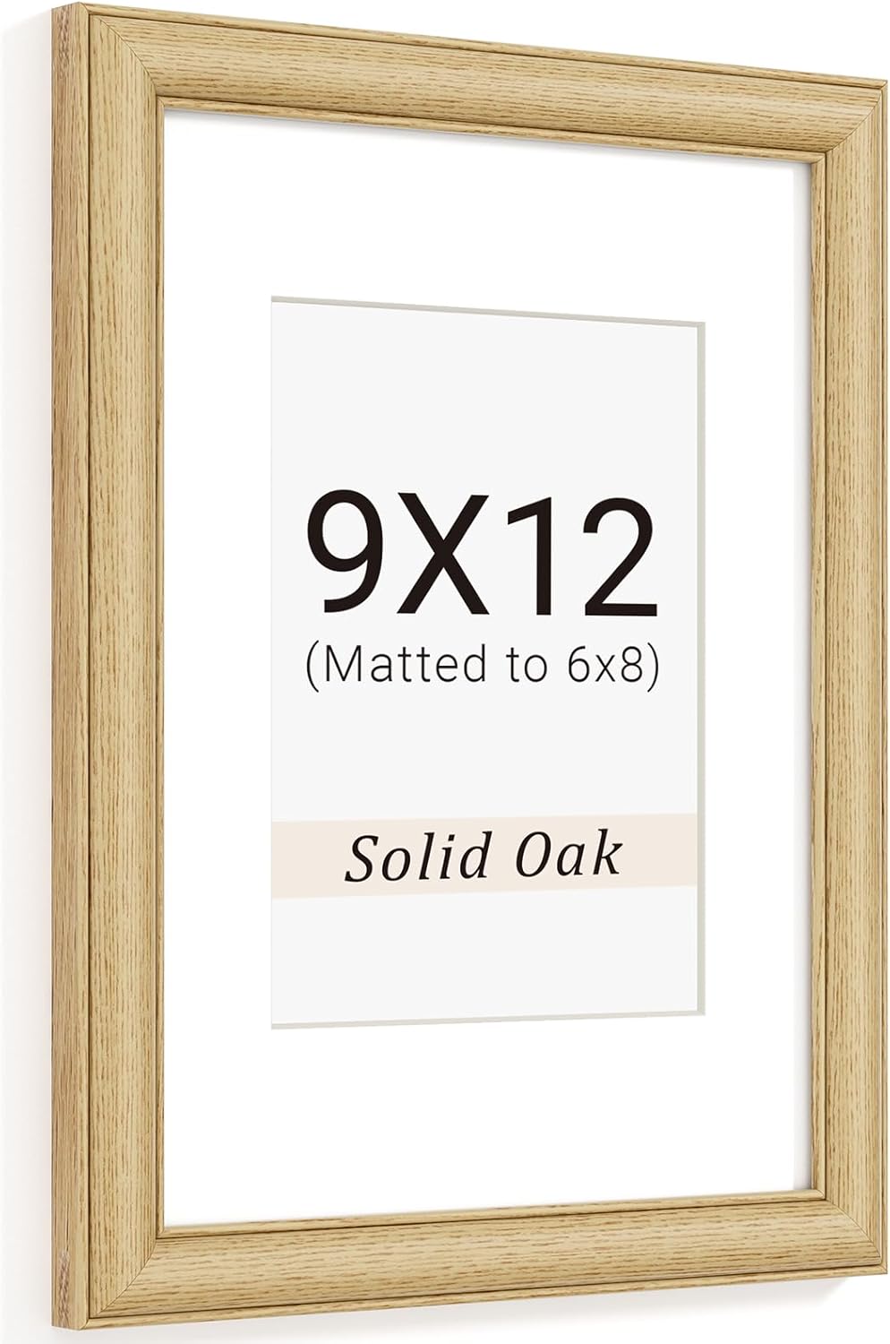 Natural Walnut 11x14 Picture Frames Mat to 8x10 Picture Display Set of 3,Original Wood Handcrafted 11x14 Diploma Frame with Tempered Glass Graduation Family Wedding Certificate Photo Wall Mounted