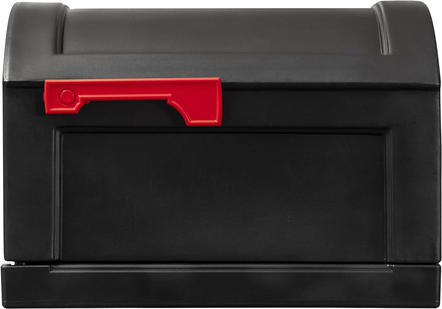 Step2 Town-to-Town XL Post-Mount Mailbox, Weather Resistant, Large Outdoor Mailboxes, Made of Durable Plastic, Easy to Install, USPS T4 Sized Mailbox, Flag Included, Onyx Black