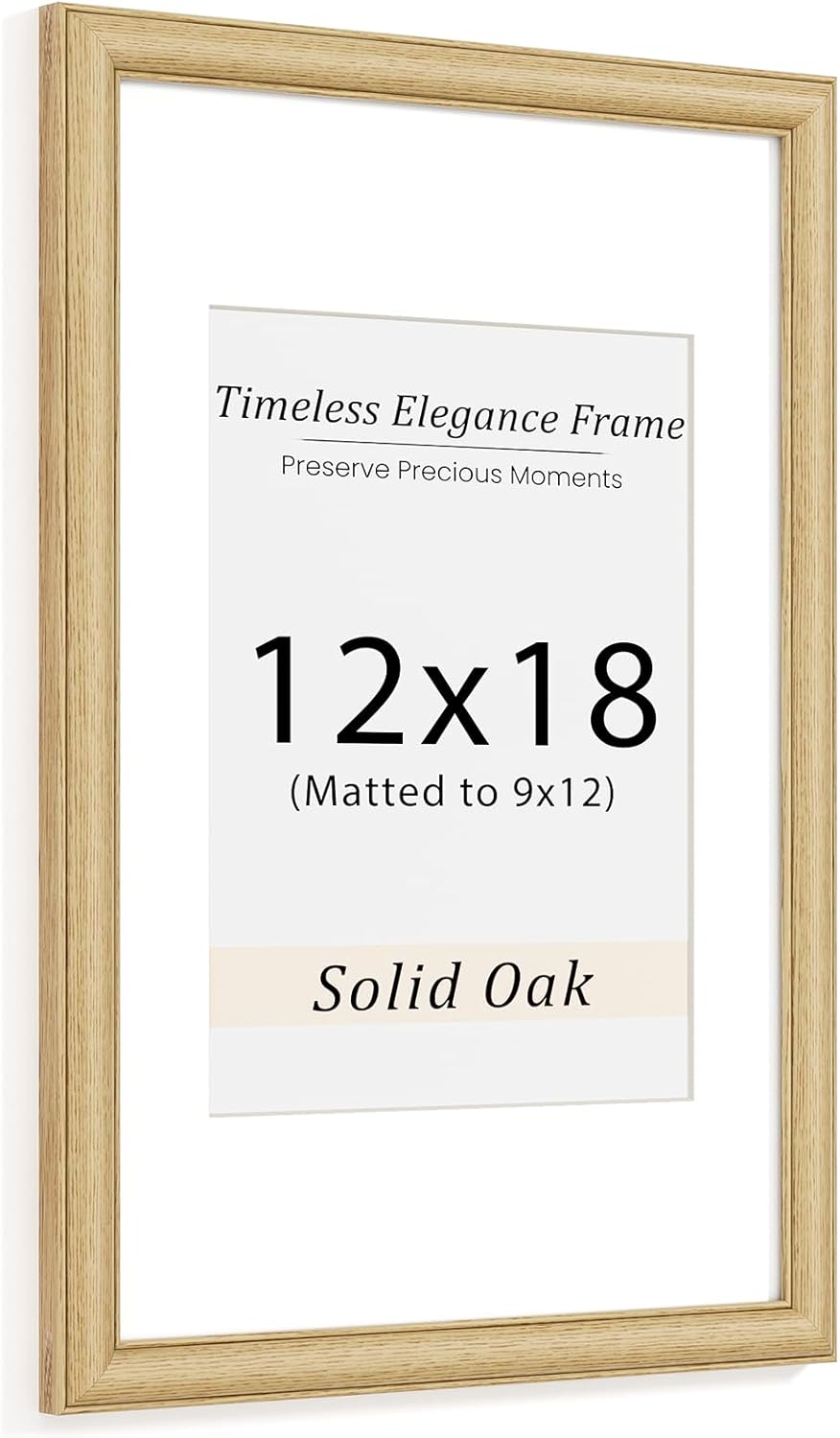 Natural Walnut 11x14 Picture Frames Mat to 8x10 Picture Display Set of 3,Original Wood Handcrafted 11x14 Diploma Frame with Tempered Glass Graduation Family Wedding Certificate Photo Wall Mounted