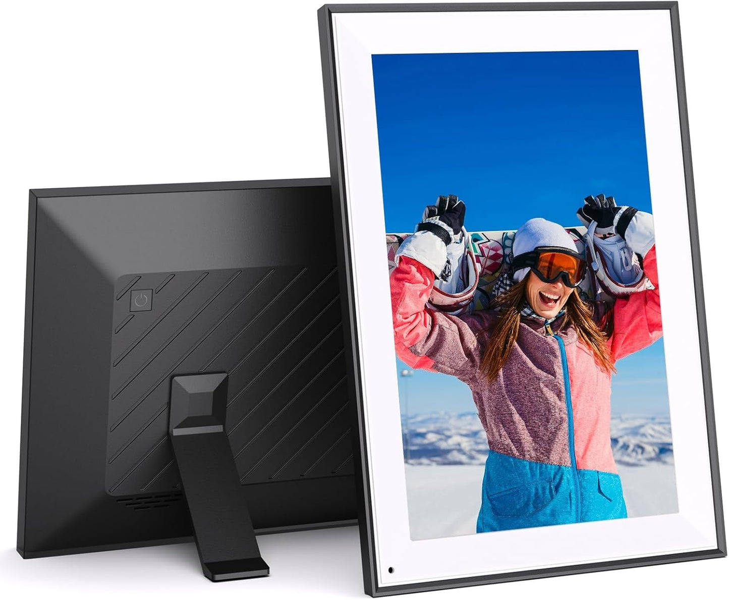 17-inch Digital Picture Album Large Digital Photo Frame - 32GB Smart Photo Frame, Motion Sensor, Send Pictures or Videos via App Email to WiFi Photo Frame, Unlimited Cloud Storage, Wall Mountable
