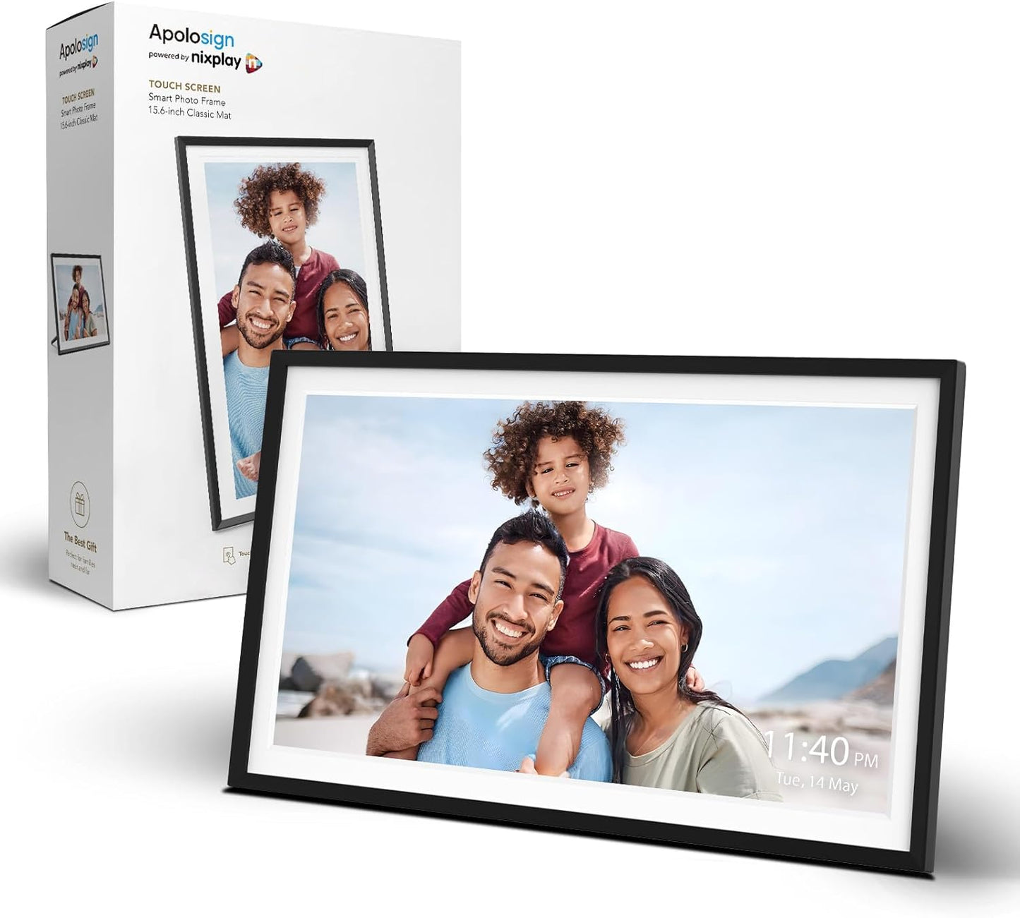 Digital Picture Frame Powered by Nixplay 10.1", Share Photos/Videos via Nixplay App or Email, WiFi Digital Photo Frame with Easy Setup, Support Alexa, Free Cloud Storage, Auto Rotate, Gifts for Mom
