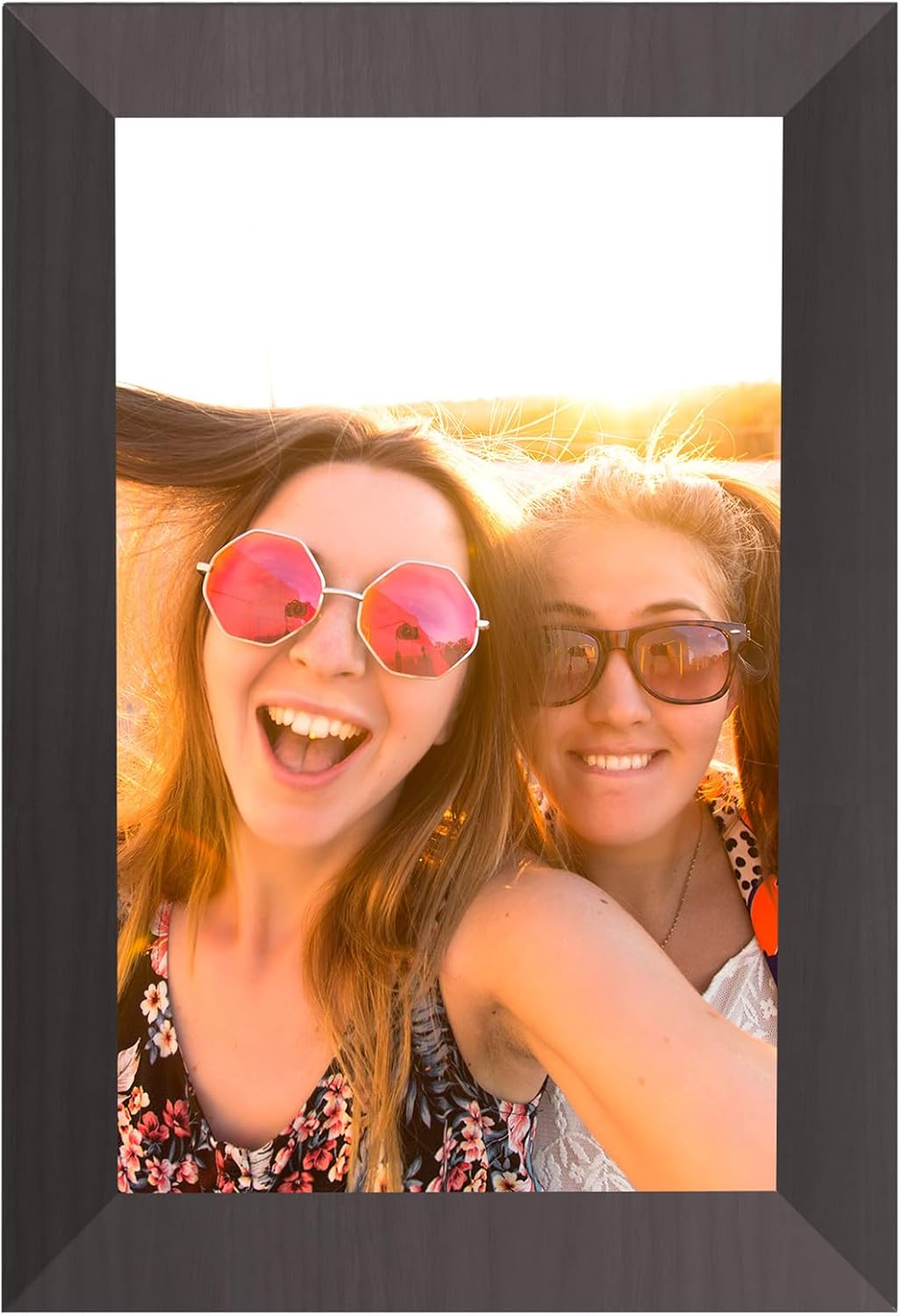 Frameo Digital Picture Frame, 10.1inch WiFi Photos Frames Electronic, 1280x800, HD IPS Touch Screen, 16GB Memory, Auto-Rotate, Wall Mountable, Share Instant Photos/Videos via Frameo-App from Anywhere