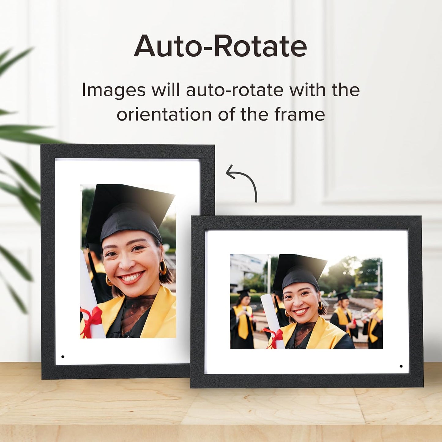 PhotoShare Gallery 10.1” WiFi Digital Photo Frame | Send Photo or Video from Phone to Digital Picture Frame with Free PhotoShare Frame App | End-to-End Encryption | Midnight Black
